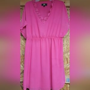 Lucky & Blessed Dress large pink